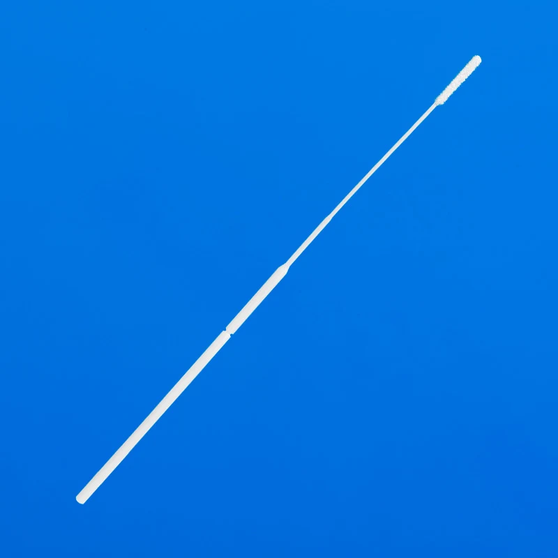 96000A 6'' Sterile Standard Flocked Nasopharyngeal Swabs w/ABS Handle, 95mm Breakpoint